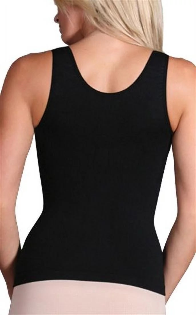 Plus Shapewear Tank Top with Wire-free Bra P4366
