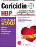Antihistamine Cough & Cold Suppressant Tablets, 16 Tablets (Pack of 5) K859