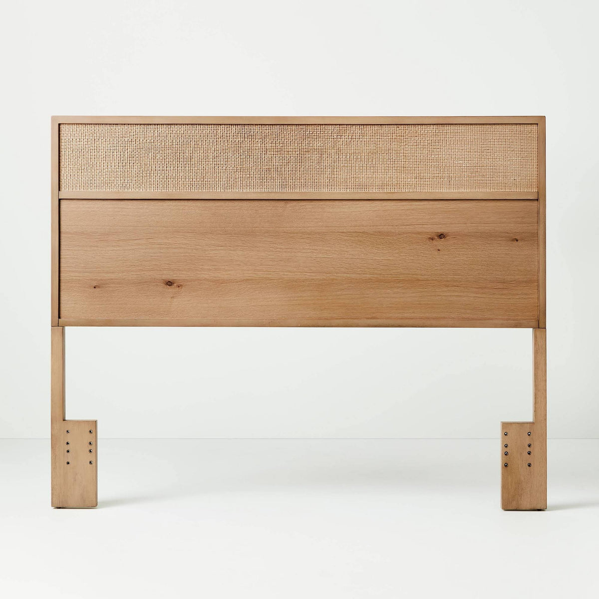 Natural Wood and Cane Headboard H67005