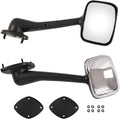Black Hood Mirror Pair for Freightliner Cascadia U344