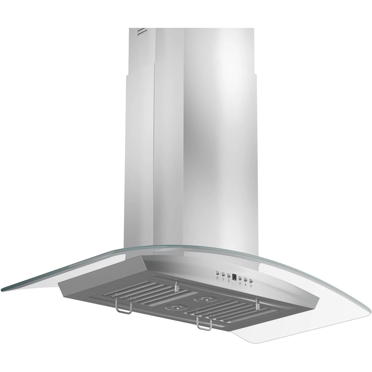 36 in. Island Mount Stainless Steel & Glass Range Hood Z90556