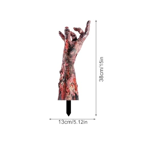 5 Pack Halloween Zombie Arm Yard Stakes H8896