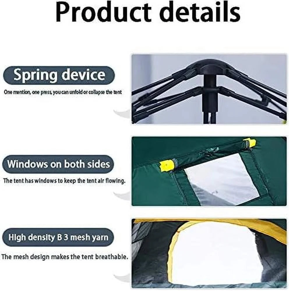 Instant Pop Up Waterproof Windproof Camping Tent B8990