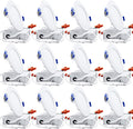 12-Pack 6 Inch LED Recessed Lighting with Junction Box, 4000K Cool White, Dimmable W137114