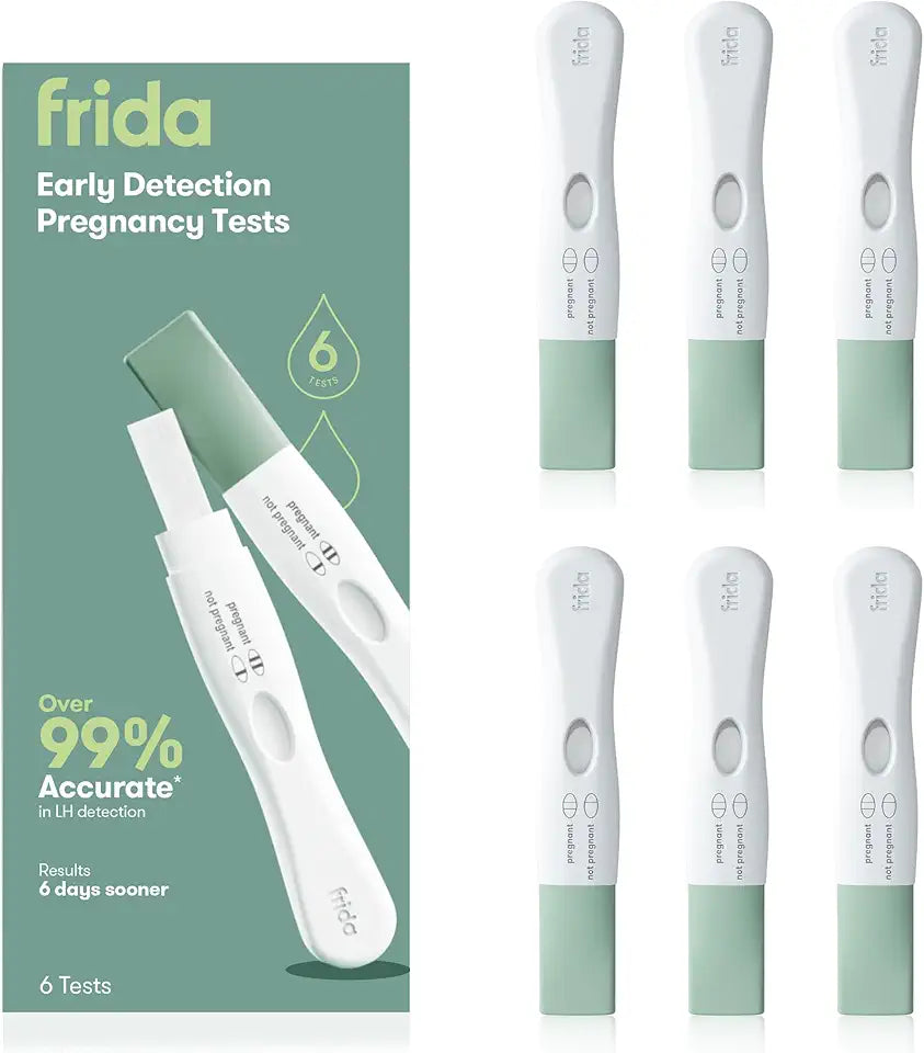 Early Detection Pregnancy Tests, 6 HCG Test Strips N322