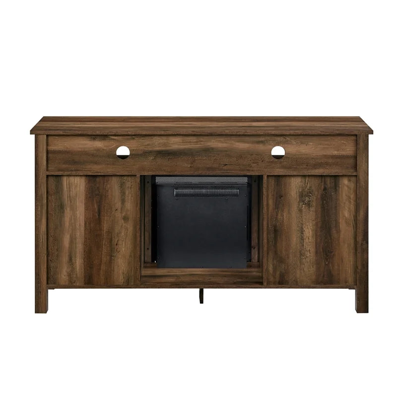 58" MDF Glass Wood TV Stand L39144