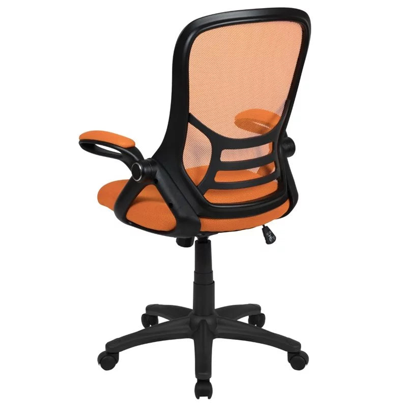 Orange Ergonomic Mesh Office Swivel Chair A8263