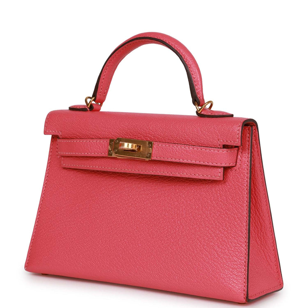 Pre-owned Rose Lipstick Chèvre Bag D664449