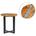 Solid Teak Wood and Polyresin Coffee Table E271225