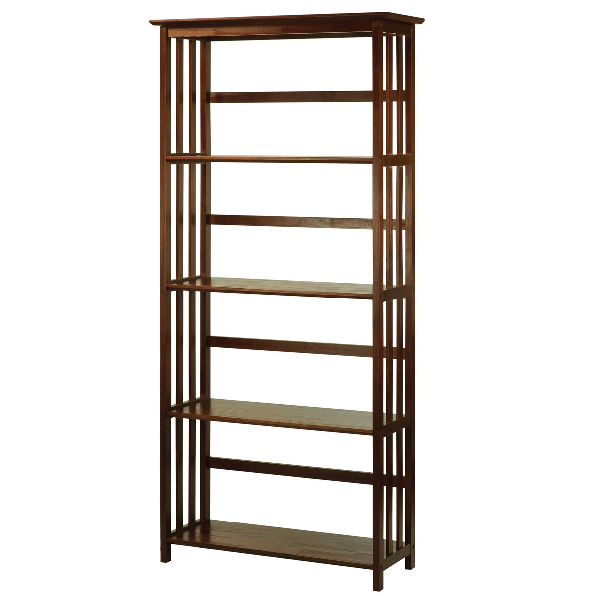 5-Shelf Bookcase, Walnut V59896