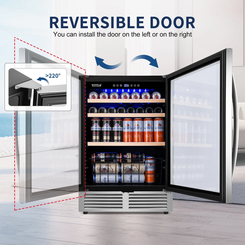 24'' 150-Cans Built-in Beverage Cooler J77000