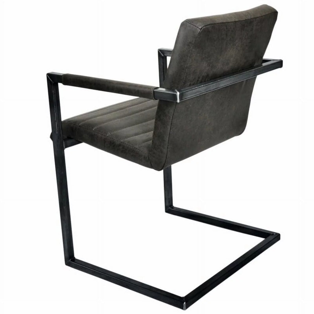 Leather Chair Beige X7271