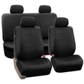 Black Faux Leather Full Set Seat Covers X97178