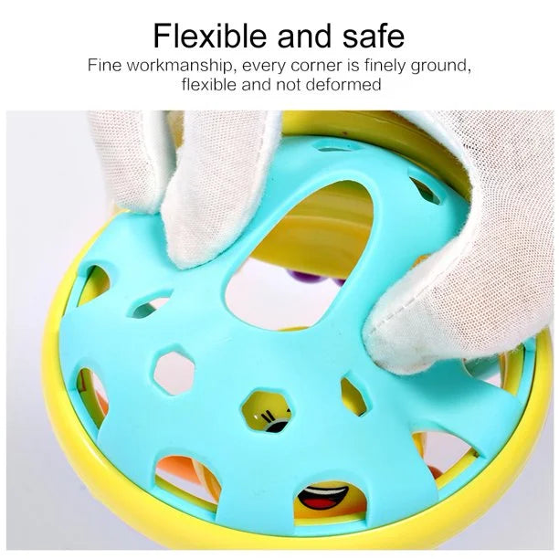 Sensory Teether Toy Silicone Rattle Ball J92146