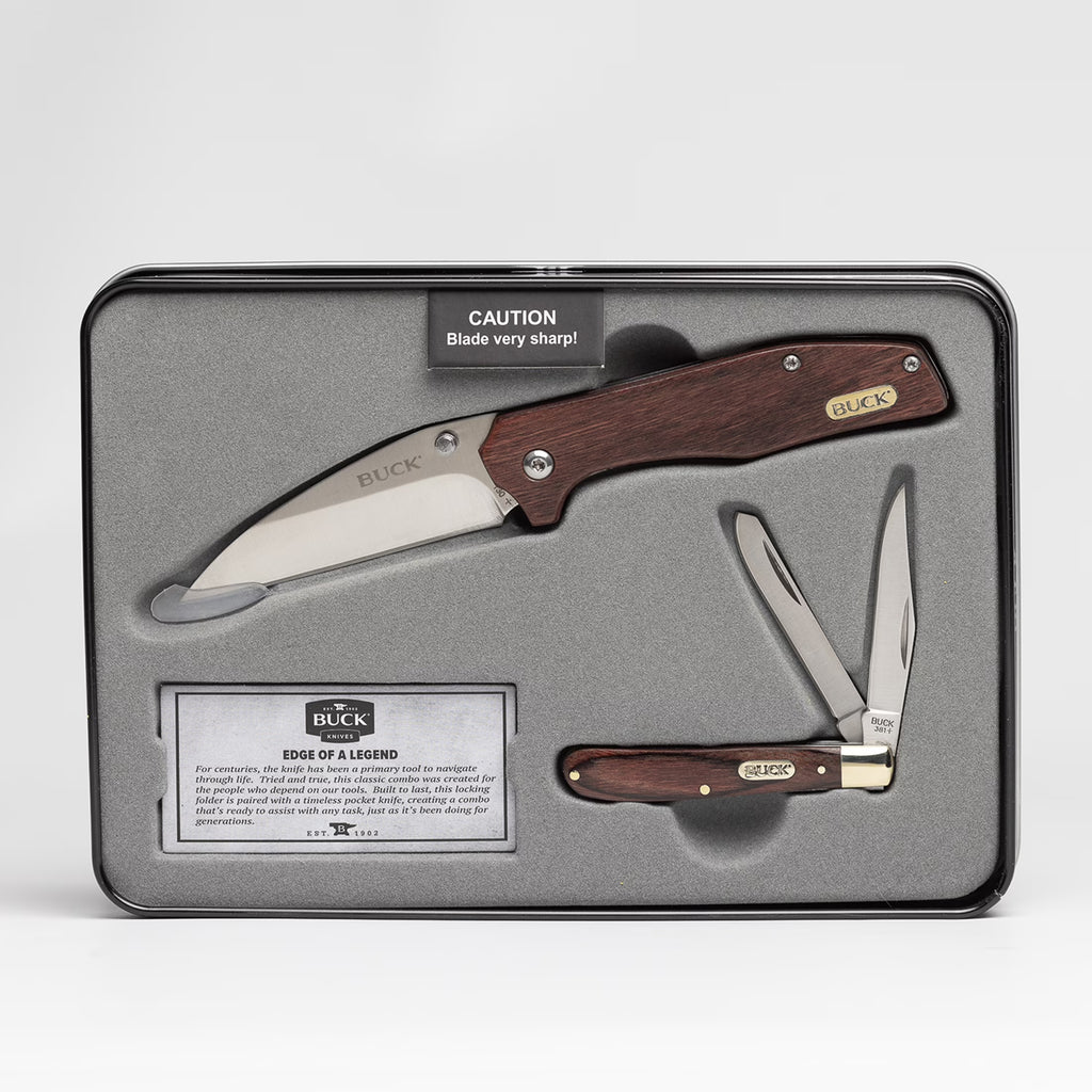 Brown Trapper and Large Folder Combo F1483