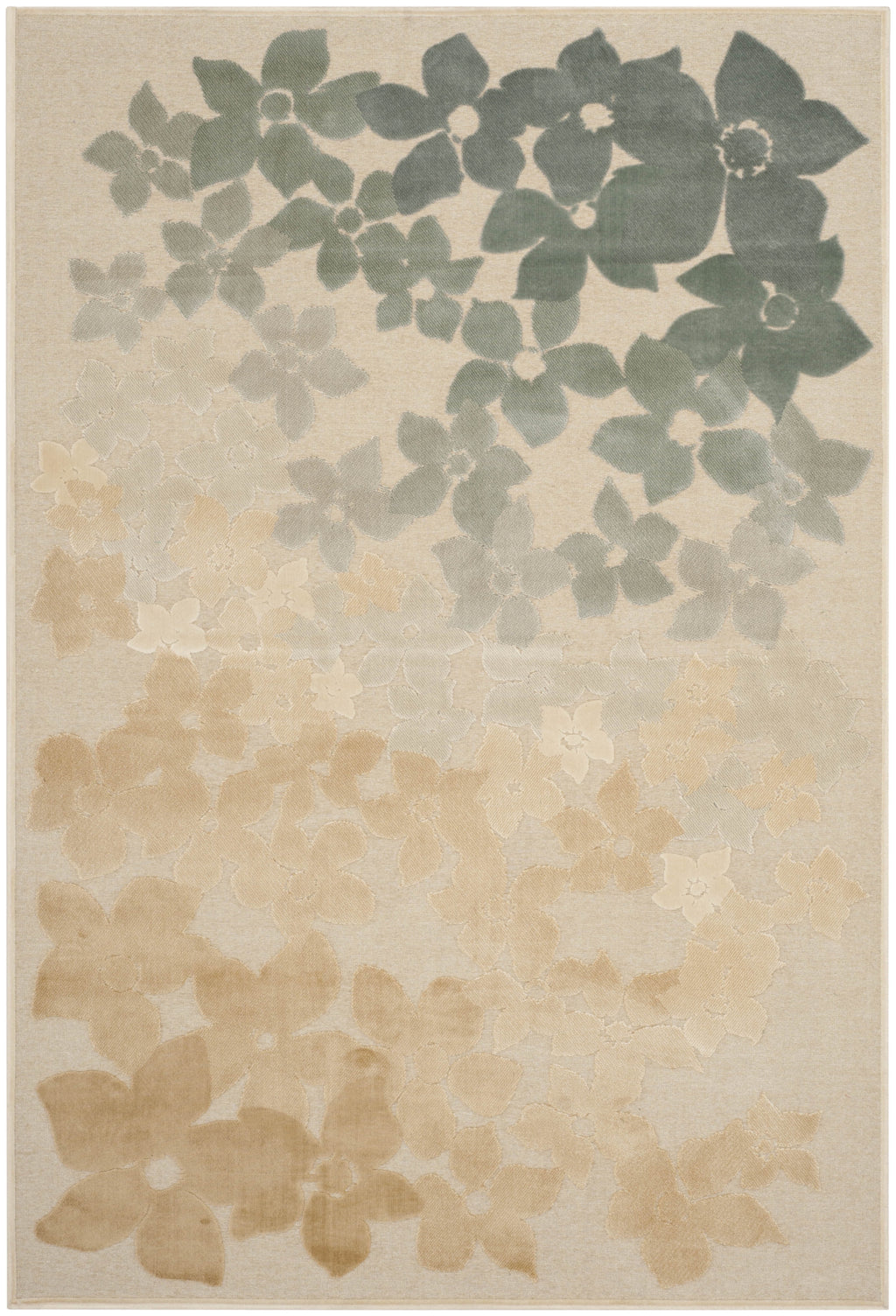 5'3" x 7'6" Floral Area Rug R3970