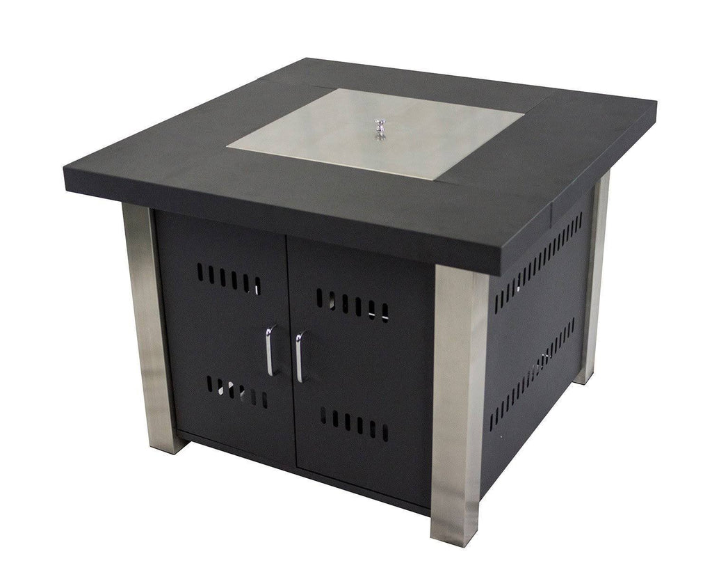 38 in. Square Gas Fire Pit Table W3391