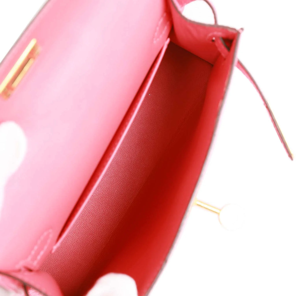 Pre-owned Rose Lipstick Chèvre Bag D664449