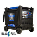 9000 Watt Dual Fuel Inverter Generator with CO Alert F239825