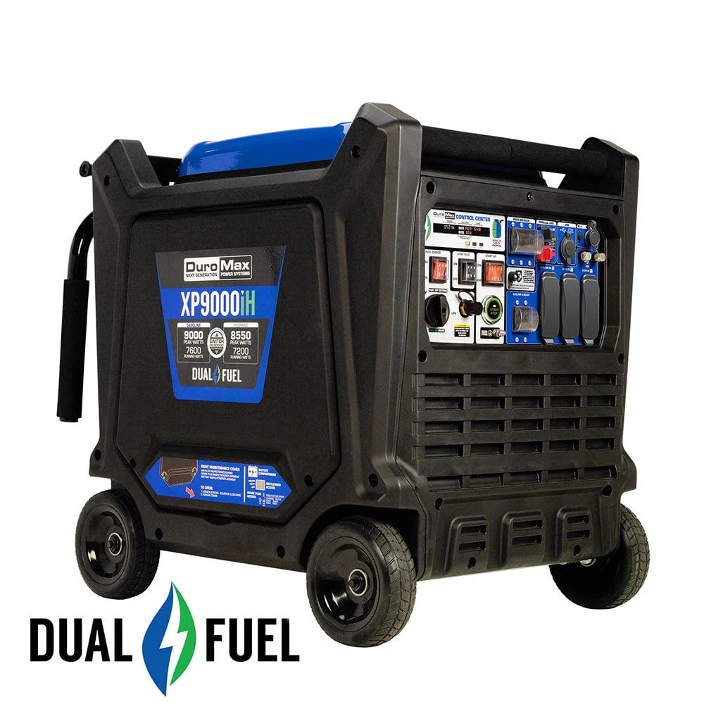 9000 Watt Dual Fuel Inverter Generator with CO Alert F239825