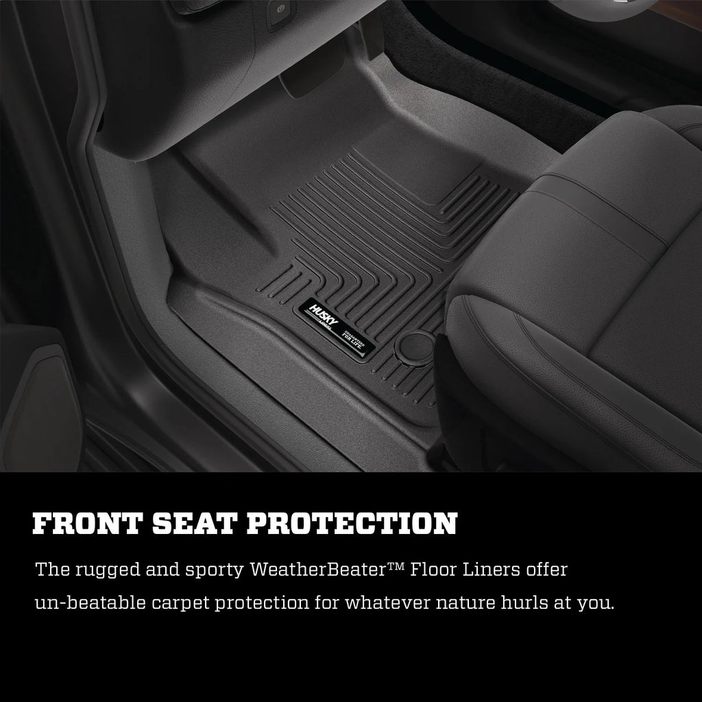 Black Front Row Floor Liners A265357