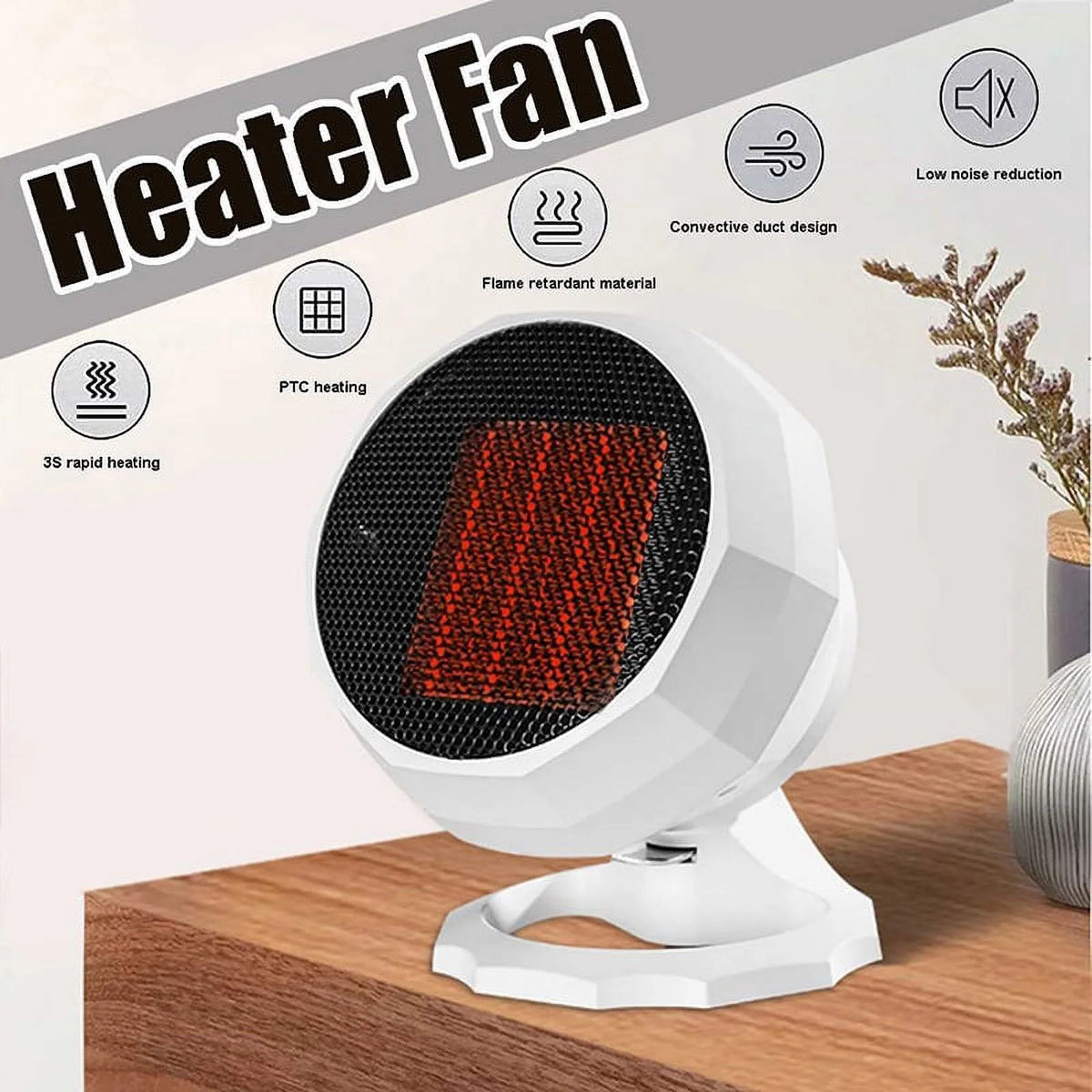 Portable Mini Electric Heaters 220V 1800W J1777