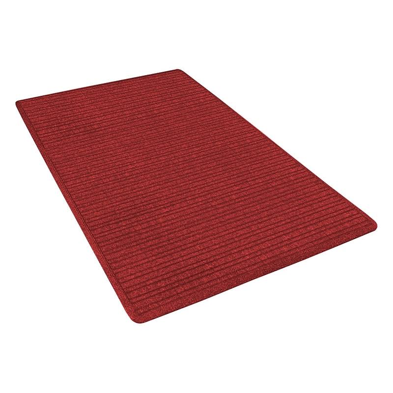 Red Black Carpeted Entrance Mat 3Ft x 5Ft Z11193