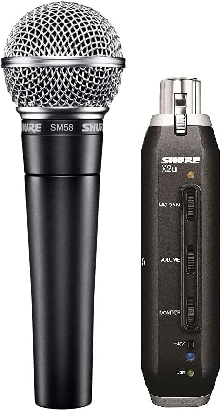 Cardioid Dynamic Vocal Microphone with On/Off Switch, 3-pin XLR Connector V725
