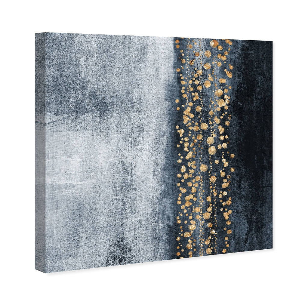 Blue Down The River Abstract Canvas D52210