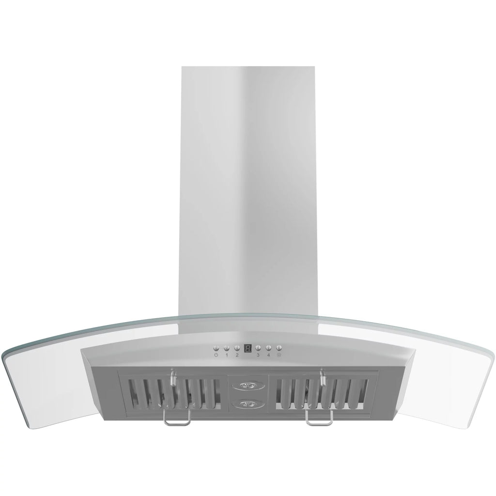 36 in. Island Mount Stainless Steel & Glass Range Hood Z90556