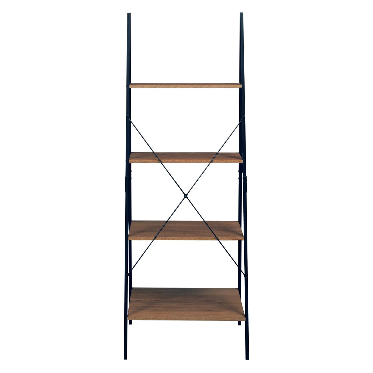 72 in. Urban Walnut Ladder Bookcase M5774
