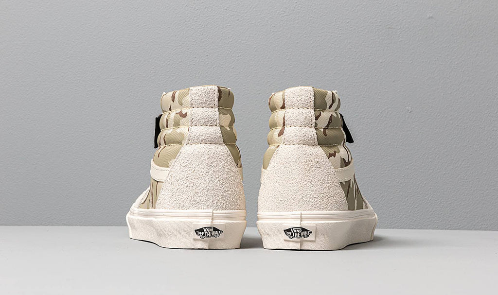 White Asparagus Camo Sk8-Hi Shoes P10844