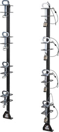 4-Channel Landscape Trimmer Edger Locking Rack, Black I7895