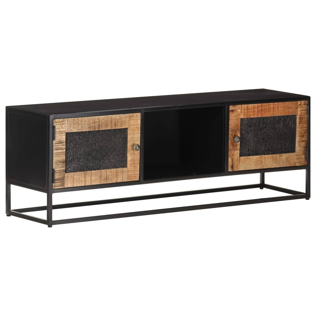 TV Cabinet Rough Mango Wood Q396572