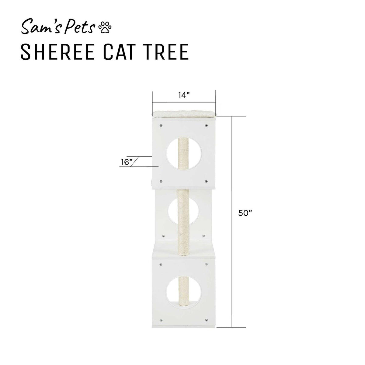 White Cat Tree K327727