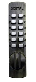 Mechanical Keyless Cabinet Cam Lock - Antique Brass V189
