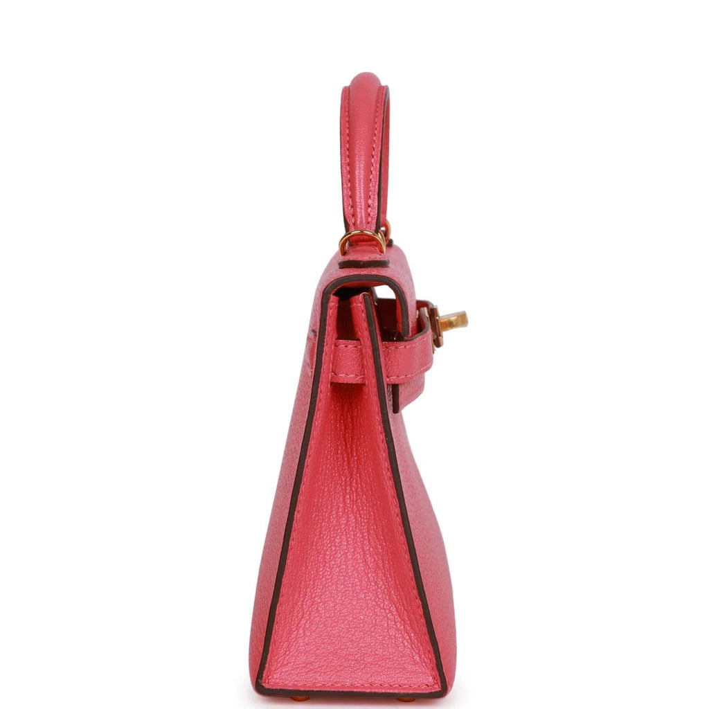 Pre-owned Rose Lipstick Chèvre Bag D664449