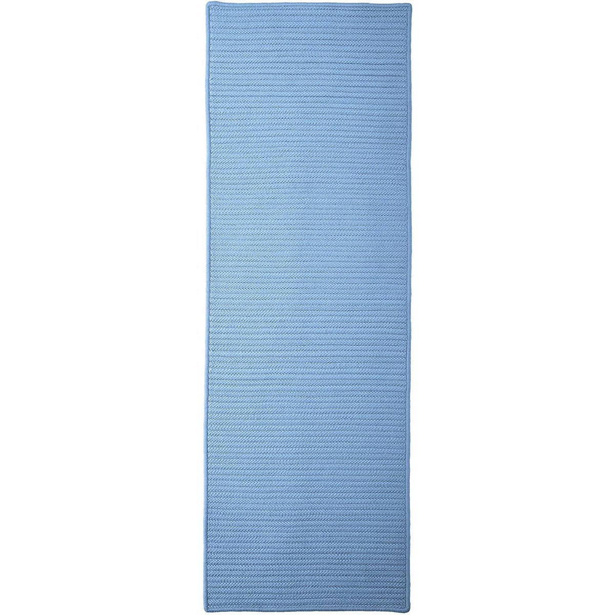 Blue Ice 2x10 Solid Rug A689