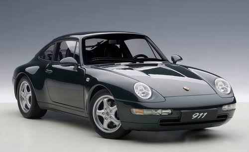 Green Metallic 1/18 Porsche Carrera 911 S748